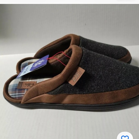 Dearfoam Gray Men’s Campfire Clog Slippers Indoor- Outdoor Size Small (7-8) NEW - Picture 3 of 12